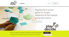 Desktop Screenshot of playdecide.eu